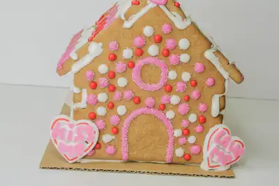 Valentine's Day Corporate Themed Gingerbread House thumbnail