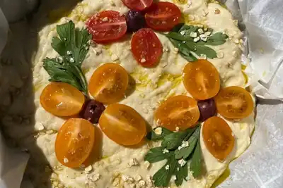 Garden Focaccia Bread thumbnail