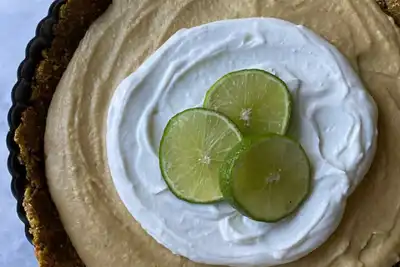 Pistachio Tahini Pie thumbnail